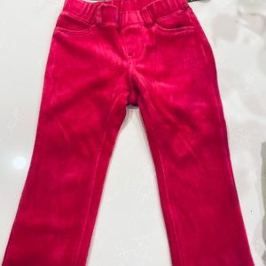 Baby Gap Pink velour pants